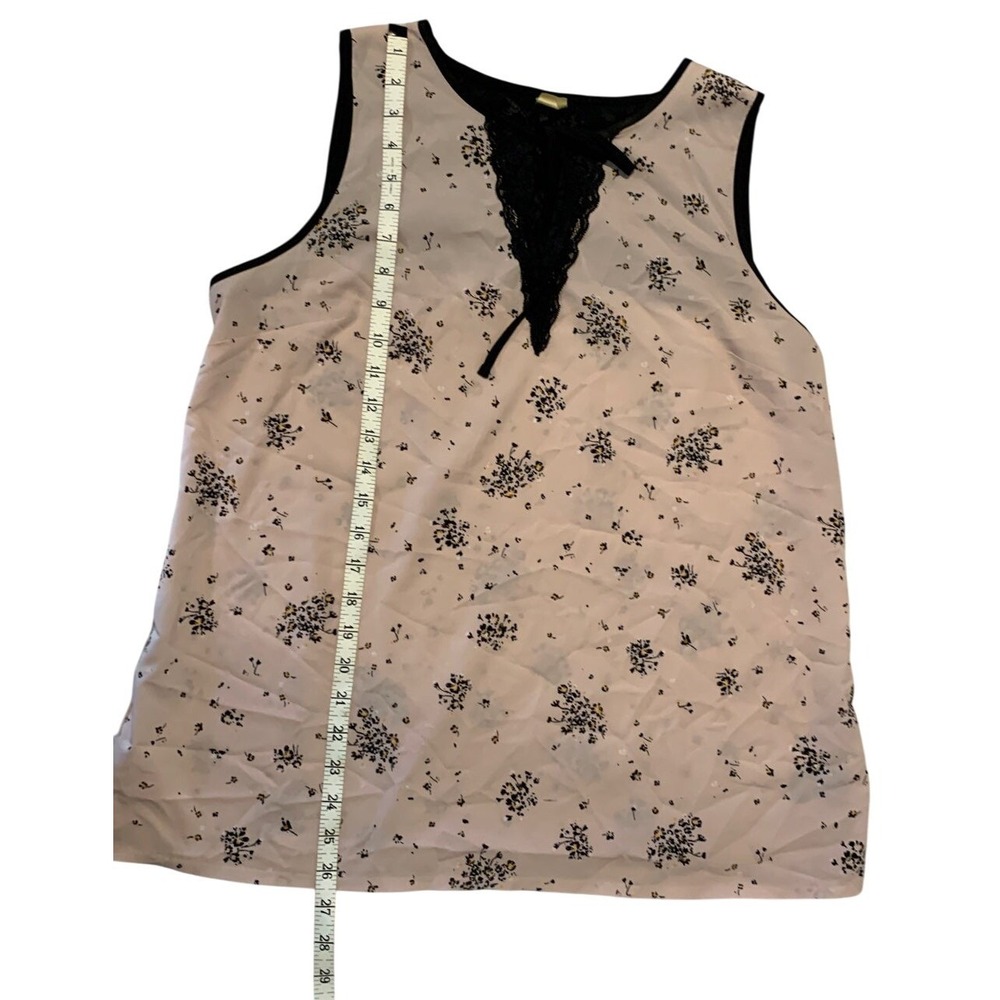 Floral Lace Tank Top Blouse Sleeveless‎ Lightweight Casual